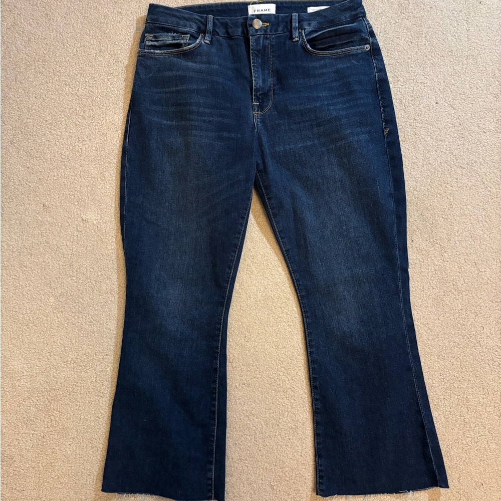 Frame Denim Le Crop mini boot jeans